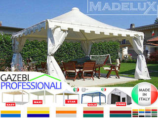 Gazebo 4x4 tendone pensilina hotel pergola tettoia bar giardino ristorante  copertura pvc personalizzato feste eventi