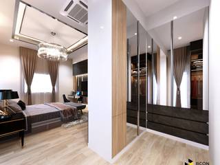 บ้านพักอาศัย โครงการเดอ นายซ์ อ.เมืองอุดรธานี, Bcon Interior Bcon Interior Asian style dressing room