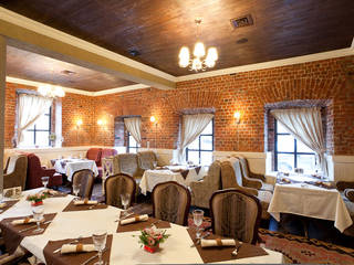 Ресторан "Долма", ООО "Студио-ТА" ООО 'Студио-ТА' Classic style dining room Brown