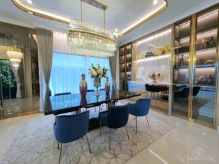 THE GRAND LUX บางนา-สวนหลวง, BAANSOOK Design & Living Co., Ltd. BAANSOOK Design & Living Co., Ltd. Binnentuin