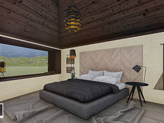 Vivienda Repoblada, ARQTICO Studio ARQTICO Studio Country style bedroom