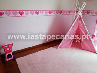 Casa Particular, Lavra, IAS Tapeçarias IAS Tapeçarias Nursery/kid’s room Textile Amber/Gold