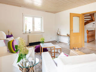 Freundlich und einladend: Home Staging eines Einfamilienhauses, CBK Home CBK Home Living room