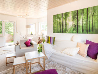 Freundlich und einladend: Home Staging eines Einfamilienhauses, CBK Home CBK Home Living room