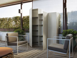 Armadi per esterno in alluminio, Martin Design s.r.l. Martin Design s.r.l. Modern balcony, veranda & terrace Aluminium/Zinc