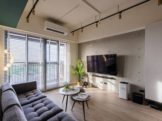 享受陽光通透的日子｜木百葉簾, MSBT 幔室布緹 MSBT 幔室布緹 Asian style living room Wood Wood effect