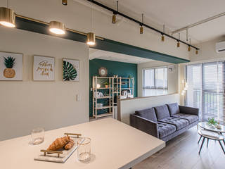 享受陽光通透的日子｜木百葉簾, MSBT 幔室布緹 MSBT 幔室布緹 Moderne Esszimmer Metall Metallic/Silber