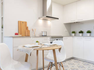 Home Staging para vender: de oficina a vivienda, Barcelona, Virginia Cesena Virginia Cesena Dapur kecil
