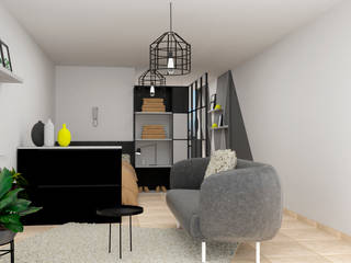 Departamento SM, Arq. Melisa Cavallo Arq. Melisa Cavallo Small bedroom میٹل