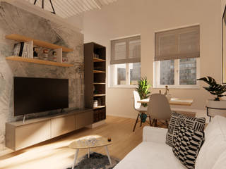 Appartamento FL, Idea Design Factory Idea Design Factory Living room