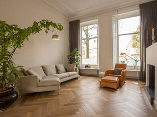 Monumentaal woonhuis Deventer, Architecten_Lab Architecten_Lab Minimalistische Wohnzimmer