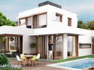 CASA CLAUDIO PICHARA, AOG AOG Single family home Concrete White