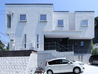 W×B, 菅原浩太建築設計事務所 菅原浩太建築設計事務所 二世帯住宅 白色
