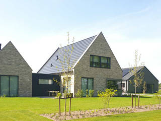 Moderne landelijke woning, Hoogsteder architecten Hoogsteder architecten Casas modernas