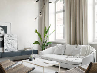 Vanilla apartment, Nube Architetture Nube Architetture Salones de estilo moderno