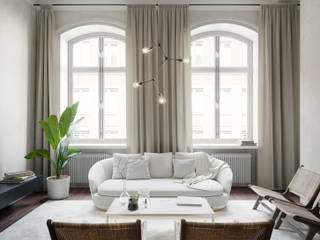 Vanilla apartment, Nube Architetture Nube Architetture Nowoczesny salon