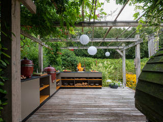 KEIN DACH NÖTIG, Freiluftküche | the real outdoor kitchen Freiluftküche | the real outdoor kitchen Minimalist style garden