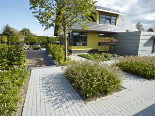 Ein harmonisches Ganzes., METTEN Stein+Design GmbH & Co. KG METTEN Stein+Design GmbH & Co. KG Jardins modernos Concreto