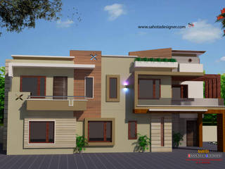 modern villa, Sahota Designer & engineer's Sahota Designer & engineer's