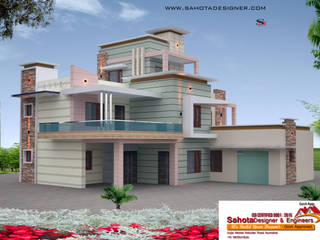 modern house , Sahota Designer & engineer's Sahota Designer & engineer's