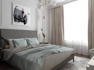 Спальня в квартире на ул. Тверская (Москва), Locos Locos Classic style bedroom