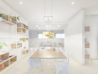 Taller de Arquitectura, ARBOL Arquitectos ARBOL Arquitectos Scandinavian style study/office