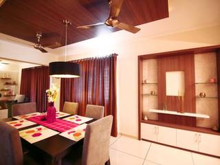 Noel Flat Tiruvalla, Lemon Interior Designers Lemon Interior Designers Esszimmer im Landhausstil