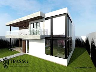 CASA TULTEPEC, TRASSO ATELIER TRASSO ATELIER บ้านเดี่ยว