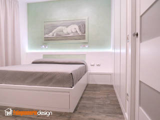 Camera da letto completa, Falegnamerie Design Falegnamerie Design Camera da letto moderna Legno Effetto legno
