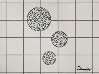 Dewdrop Tiles Skandynawskie ściany i podłogi Ceramiczny