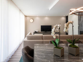 Apartamento Guimarães, Jota Barbosa Interiors Jota Barbosa Interiors Living room