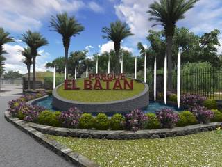 Proyecto de Nueva Imágen de Parque " El Batan " en el sur de la Ciudad de México., Arechiga y Asociados Arechiga y Asociados Podwórko Bambus Zielony