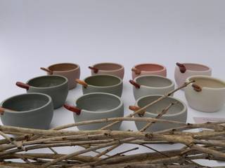 Collezione UnoPerVolta, Ceramica Artistica di Chiara Cantamessa Ceramica Artistica di Chiara Cantamessa Cocinas minimalistas Cerámico
