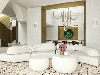 GAVINHO Architecture & Interiors 미니멀리스트 다이닝 룸