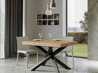 Tavolo Volantis Multicolor, itamoby itamoby Modern dining room Wood Wood effect