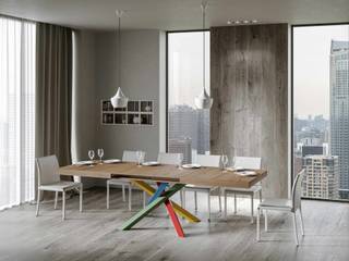 Tavolo Volantis Multicolor, itamoby itamoby Modern dining room Wood Wood effect