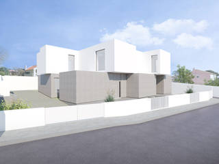 Moradia Geminadas T3 na Rinchoa, Sintra, GIMA PROJECTOS - Arquitectura e Engenharia, Lda. GIMA PROJECTOS - Arquitectura e Engenharia, Lda.