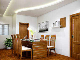 Dining Area, Infra I Nova Pvt.Ltd Infra I Nova Pvt.Ltd Modern dining room