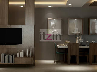 Breathtaking Interior Inspiration for a Modern Condo, Itzin World Designs Itzin World Designs Moderne Wohnzimmer