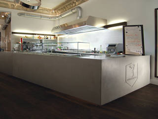 Spiesserei material raum form Commercial spaces Gastronomy