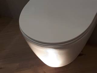 SANLIFE - texturada, Melissa vilar Melissa vilar Minimalist style bathroom Ceramic White