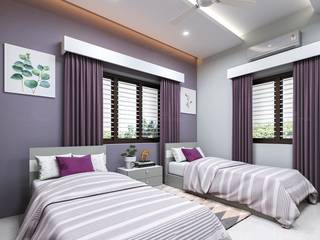 Our trending & most popular home designs..., Premdas Krishna Premdas Krishna Modern style bedroom Wood Wood effect