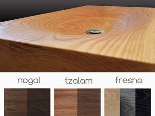 LAVABOS UNICOS Y EXCLUSIVOS , DEMZA DEMZA Modern bathroom Solid Wood Multicolored