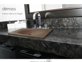 LAVABOS DEMZA, DEMZA DEMZA Modern bathroom Solid Wood Multicolored