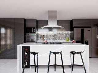 Cocina, Arquydesign Arquydesign 빌트인 주방 마분지