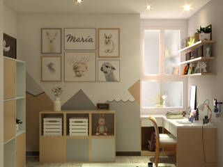 Habitacion Infantil, Steven Bello Steven Bello 여아 침실