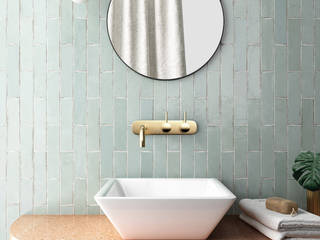 Tribeca, Equipe Ceramicas Equipe Ceramicas Industrial style bathroom Tiles Green