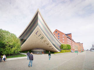 Библиотека в Копенгагене (конкурс), ООО "Студио-ТА" ООО 'Студио-ТА' Bureau moderne Beige