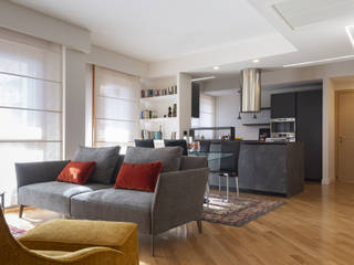 Appartamento Amsterdam, zero6studio - Studio Associato di Architettura zero6studio - Studio Associato di Architettura Modern living room