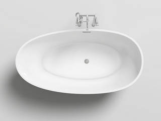 Vasca da bagno freestanding ovale 180x90 design moderno, Bagno Italia Bagno Italia Ванна кімната Дерево-пластичний композит